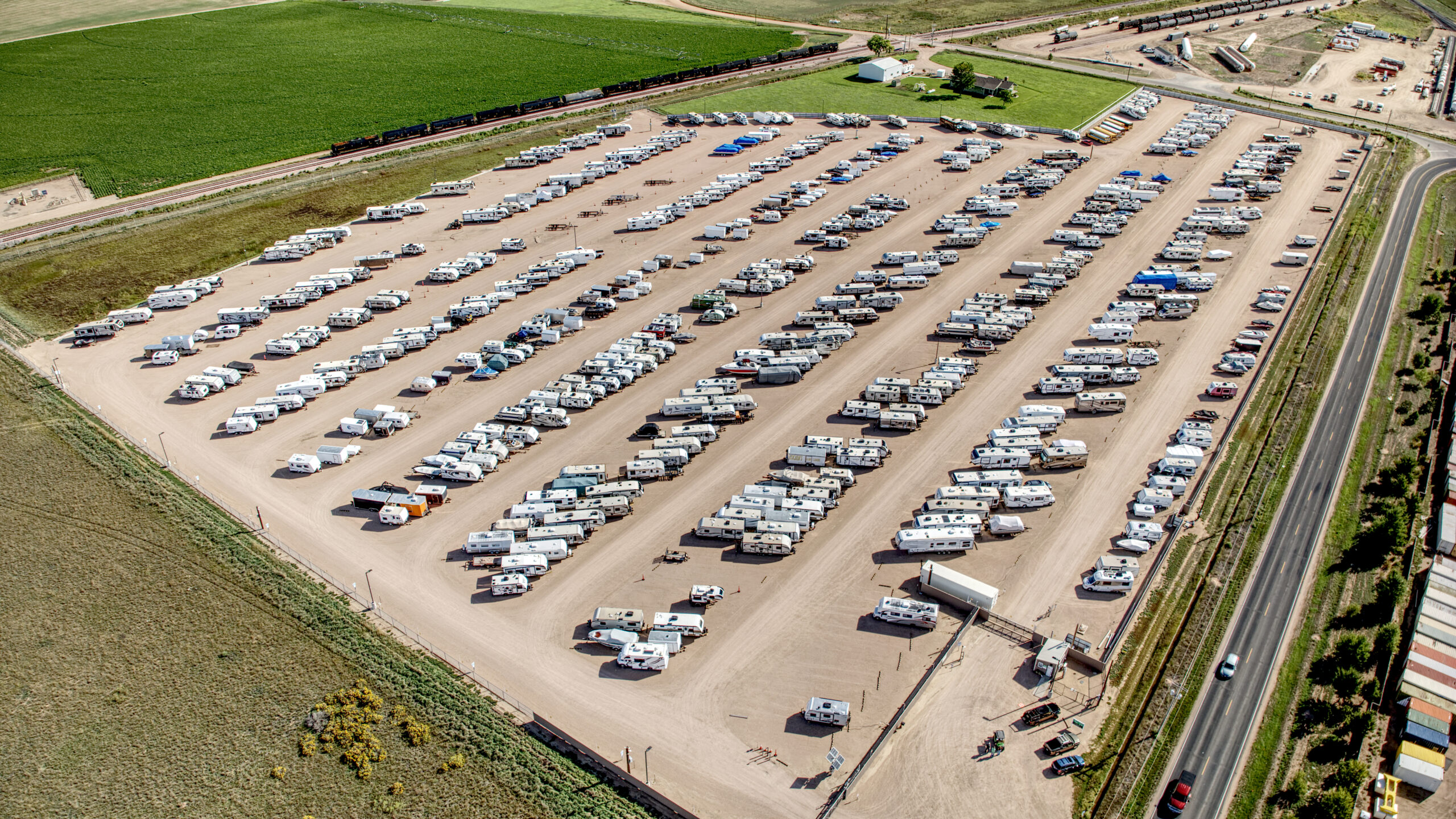 Rest Stop Storage lot near Windsor and Greeley