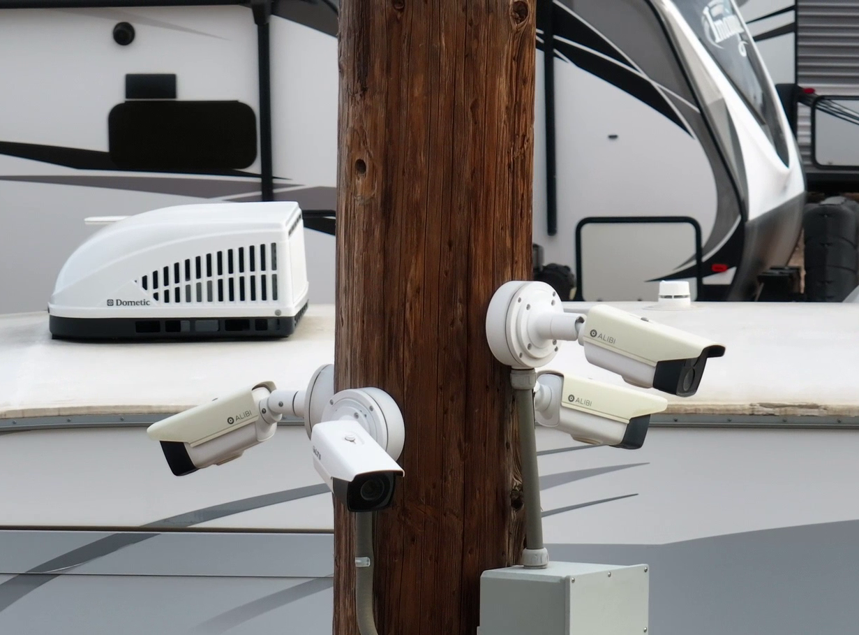 Camera coverage at Rest Stop Storage